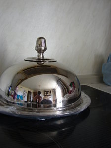 hotelzilveren ronde cloche